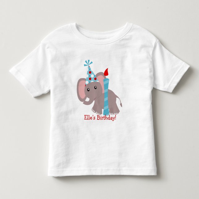 Elefantenpunkte Kleinkind T-shirt (Vorderseite)
