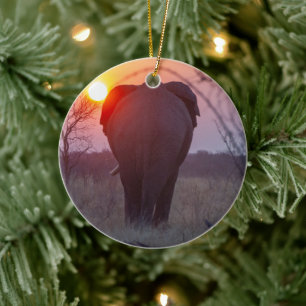 Elefantenschmuck Keramik Ornament