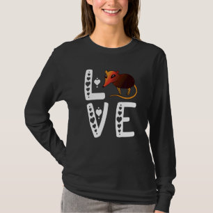 Elefantenspitzmaus Liebe Sengi Elefantenspitzmaus T-Shirt