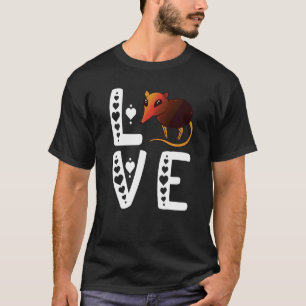 Elefantenspitzmaus Liebe Sengi Elefantenspitzmaus T-Shirt