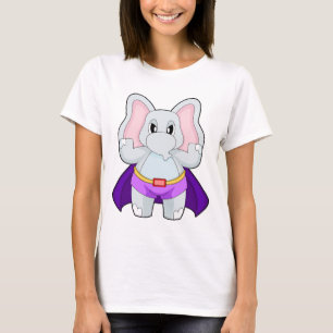 Elefantensuperhelden-Umhang T-Shirt