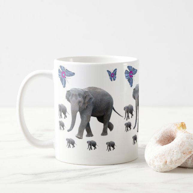Elefantentasse Tasse (Mit Donut)