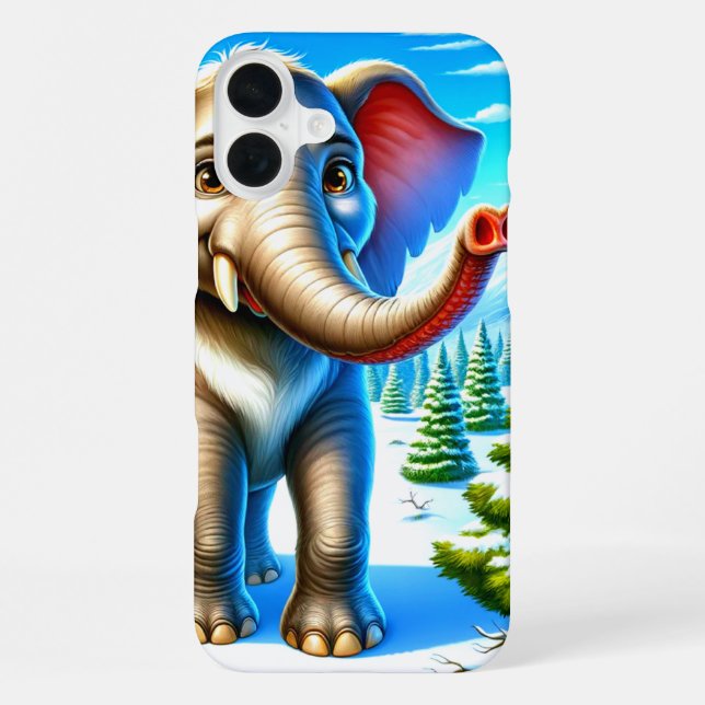 Elefantentelefonhülle iPhone Hülle (Rückseite)