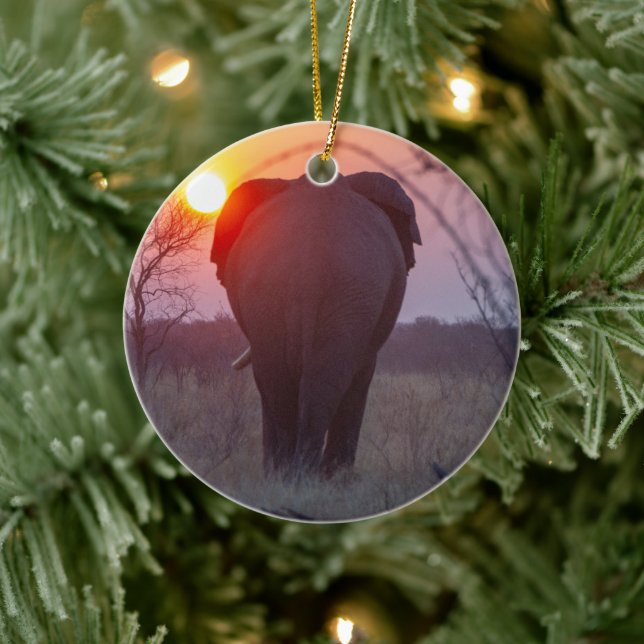 Elefantenverzierung Keramik Ornament (Baum)