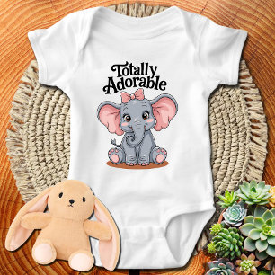 Elefantenvollwertiges Süße Tier Baby Strampler