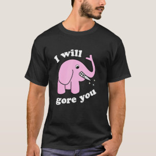 Elefantenzitat Wildtier Grafik T-Shirt