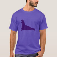 Elefantes Siegel Shirt Tiefe Lila