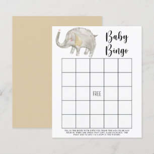 Elefantonballon - Babyparty-Bingo-Spiel