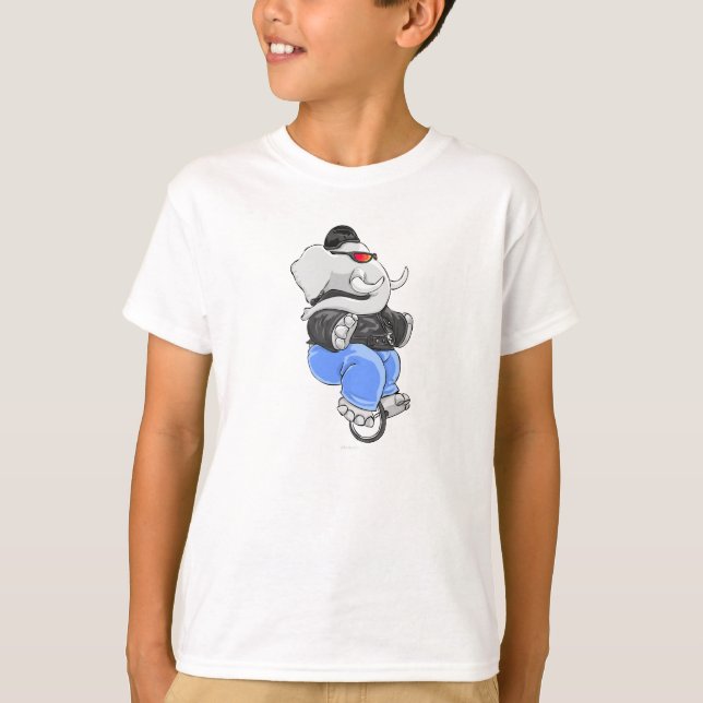 ElefantUnicycle T-Shirt (Vorderseite)