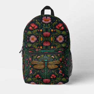 Eleganalize Vintage Libelle boho chic Bedruckter Rucksack