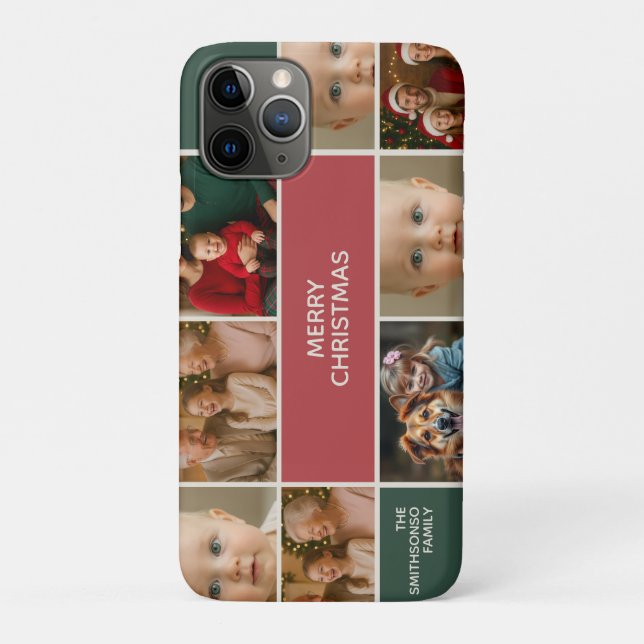elegance big family personalized Photos Case-Mate iPhone Hülle (Rückseite)