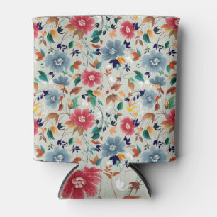Elegance Blooms: Vintager Hintergrund Dosenkühler