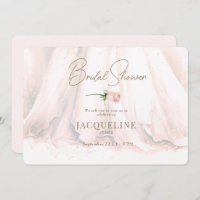 Elegance Blush Rose Wedding Dress Brautparty