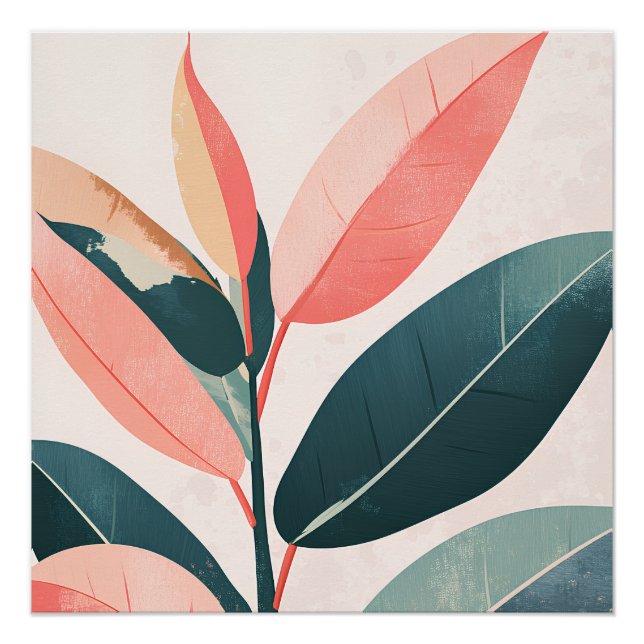 Elegance Botanic Poster (Vorderseite)