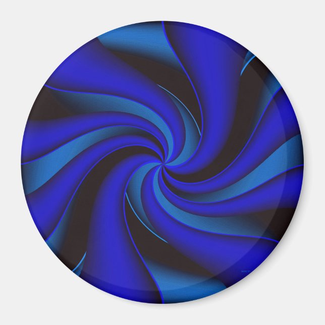 Elegance en bleu.... magnet (Vorne)