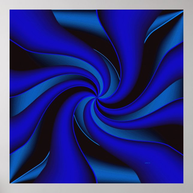 Elegance en bleu.... poster (Vorne)