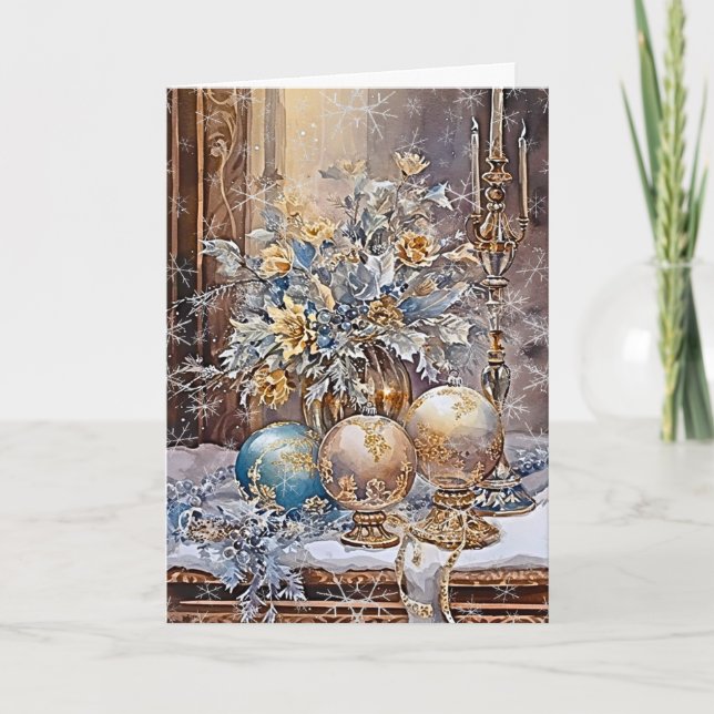 Elegance in der Hochsaison Karte (Vorderseite)