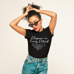 "Elegance in jedem Detail" Ausgezeichnet T-Shirt