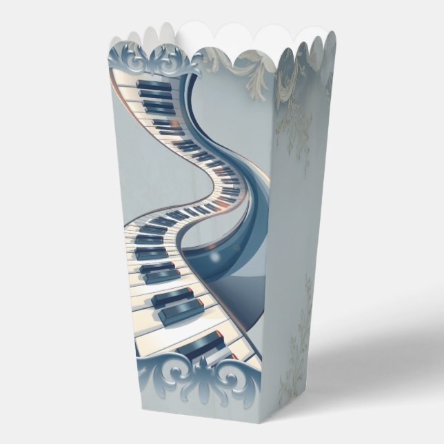 Elegance in piano keys and blossoms.  geschenkschachtel (Vorderseite)