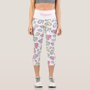 Elegance Legging - Blume Gemustert