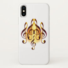 Elegance Musical Heart Design White