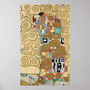 Elegance neu definiert: Gustav Klimts Erfüllung Poster