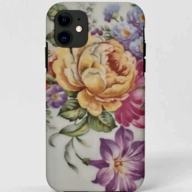 Elegance: Porzellan Inspiriert Blumenkoffer Case-Mate iPhone Hülle (Von Creator hochgeladen)