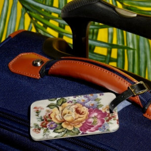 Elegance: Porzellan Inspiriert Gepäckanhänger