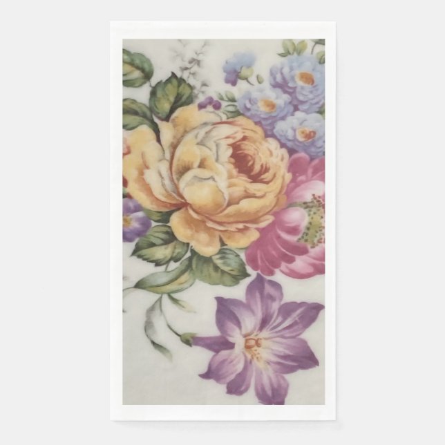 Elegance: Porzellan Inspiriert Handtücher Serviette (Vorderseite)