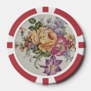 Elegance: Porzellan Inspiriert Poker Chips