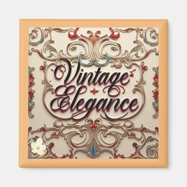 "Elegance Reimagined" Magnet (Vorne)