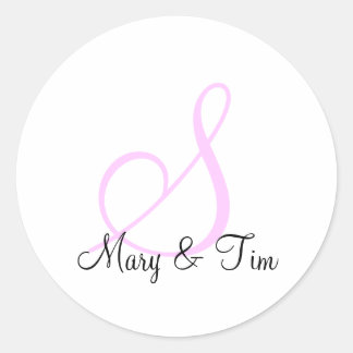 Elegance Runder Aufkleber