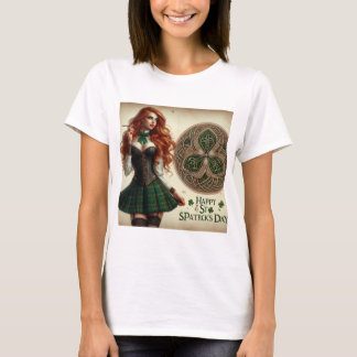 Elegancia Celta: Celebrando el Día de San Patricio T-Shirt