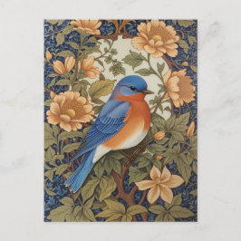 EleganEastern Bluebird William Morris Inspiriert Postkarte