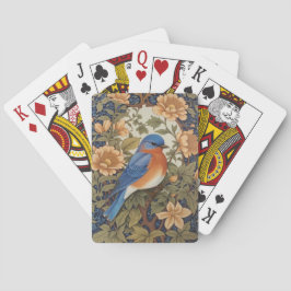 EleganEastern Bluebird William Morris Inspiriert Spielkarten