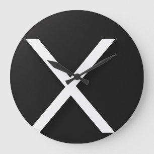 Elegant 10,75" Runde Acrylwand Uhr