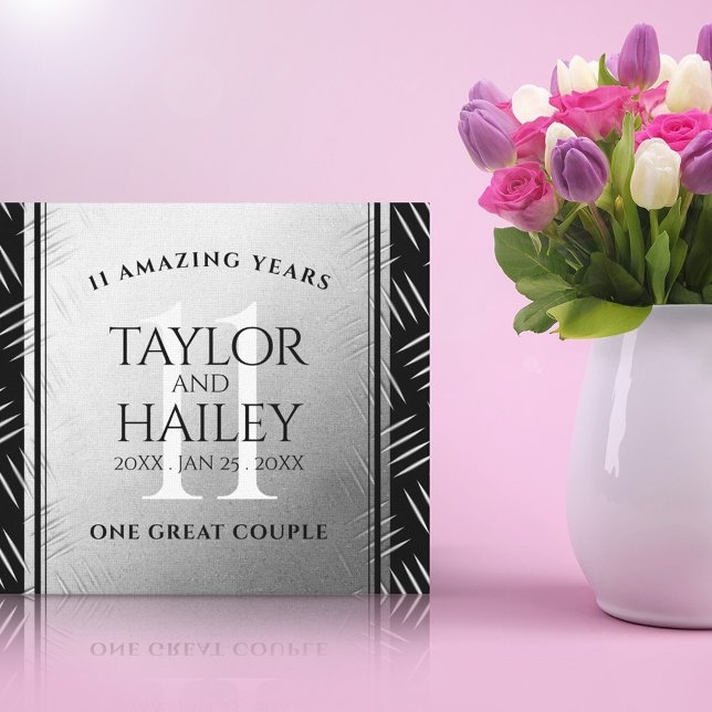 Elegant 11. Hochzeitsfeier Leinwanddruck (Von Creator hochgeladen)