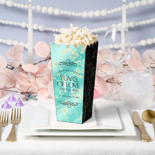 Elegant 11. Hochzeitstag in Türkis Geschenkschachtel