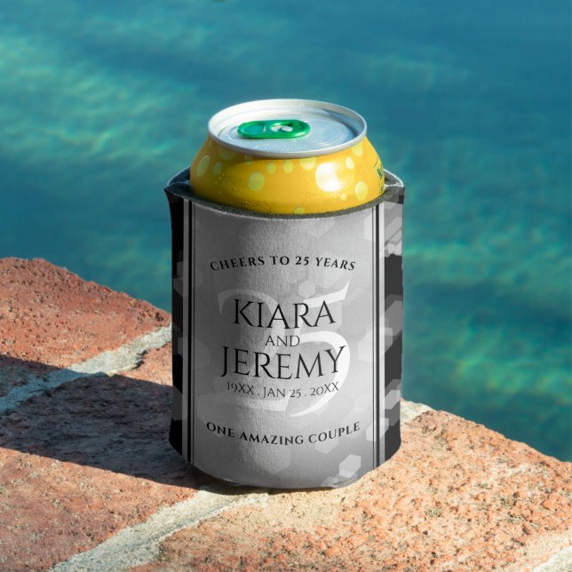 Elegant 25. Silberhochzeit Dosenkühler (In Situ Pool)