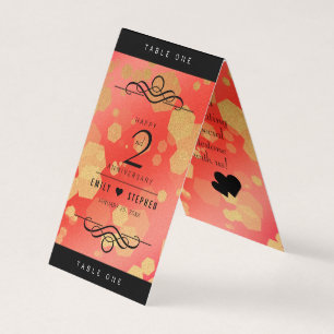 Elegant 2. Garnet Hochzeitstag