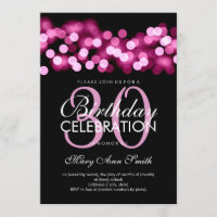Elegant 30. Geburtstag Party Pink Hollywood Glam