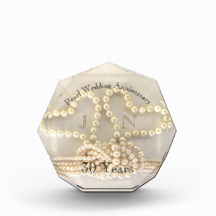 Elegant 30. Pearl Wedding Anniversary-Geschenk Fotoblock
