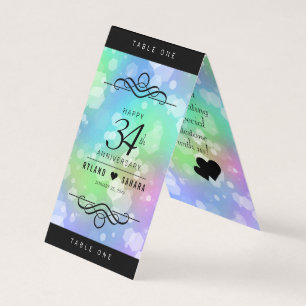 Elegant 34. Opal Hochzeitstag