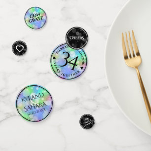 Elegant 34. Opal Hochzeitstag Konfetti