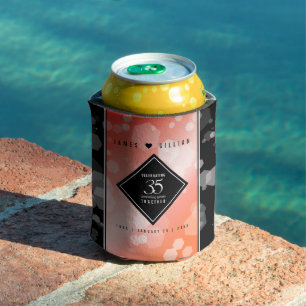 Elegant 35. Geburtstagsfeier der Korallen Dosenkühler