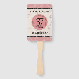 Elegant 37. Alabaster Hochzeitstag Fächer