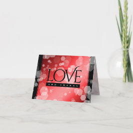 Elegant 40. 80. Ruby Wedding Jubiläum Dankeskarte