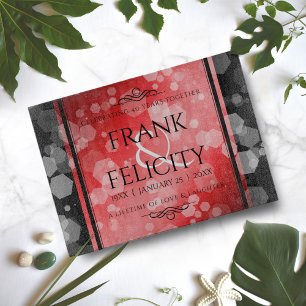 Elegant 40. 80. Ruby Wedding Jubiläum Schneidebrett