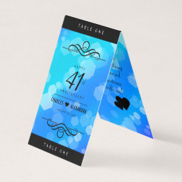 Elegant 41. Blue Topaz Hochzeitstag