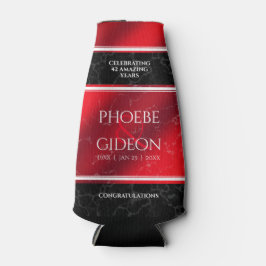 Elegant 42. Jasper Hochzeitstag Flaschenkühler